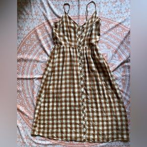 A New Day sleeveless button down summer maxi dress size M